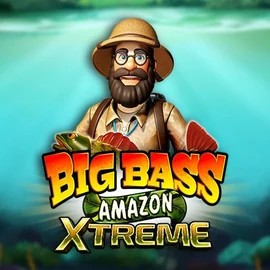 Big Bass Amazon Xtreme online game logo by Pragmatic Play on robocats.es