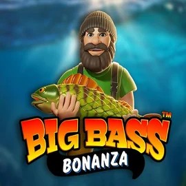 Big Bass Bonanza casino game by Pragmatic Play – featured logo at Robocat Casino