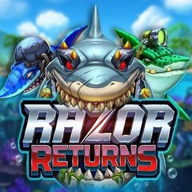Razor Returns logo by Push Gaming Robocat Casino